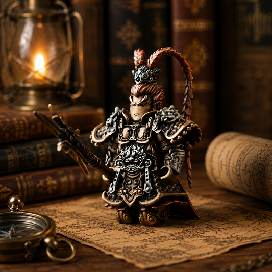 OMYEESE™ Lu Bu Magnetic Metal Desk Sculpture