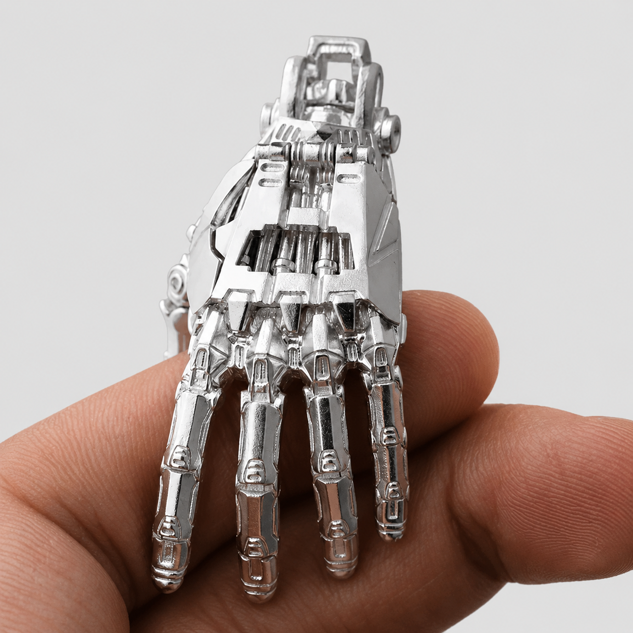 OMYEESE™ Mechanical Hand Metal Desk Sculpture
