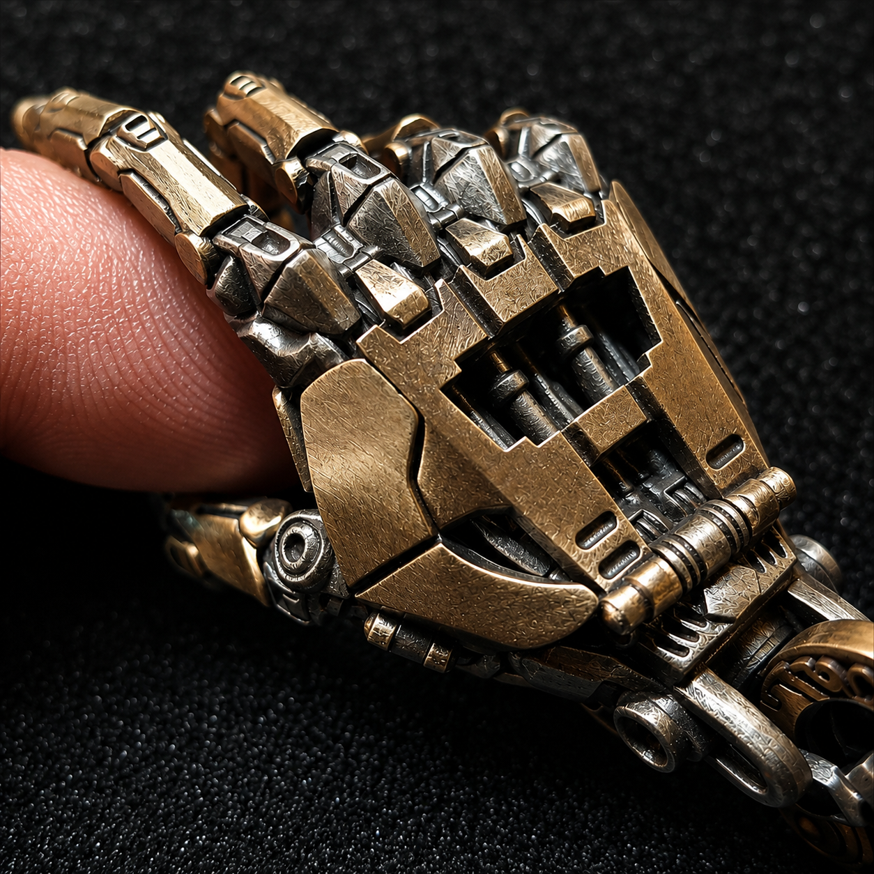 OMYEESE™ Mechanical Hand Metal Desk Sculpture