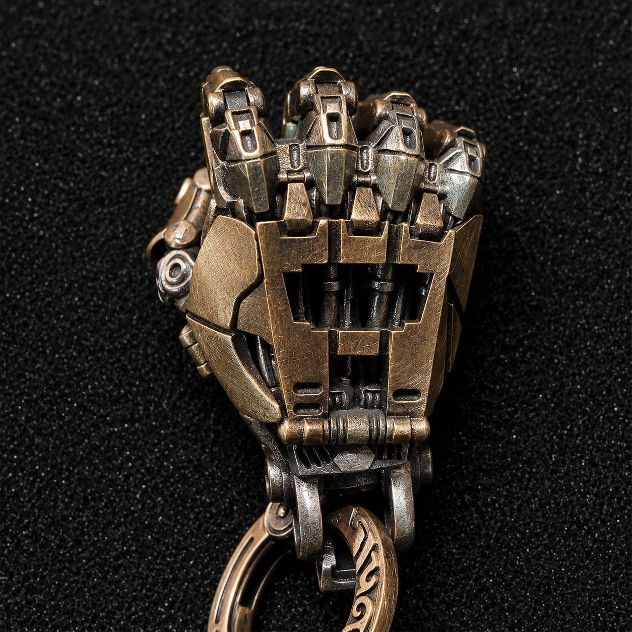OMYEESE™ Mechanical Hand Metal Desk Sculpture