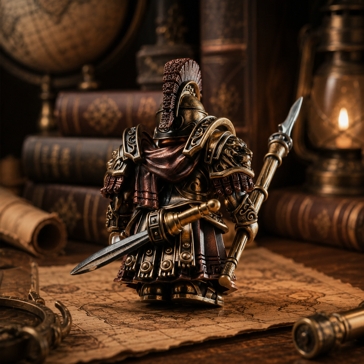 OMYEESE™ Spartan Magnetic Metal Desk Sculpture