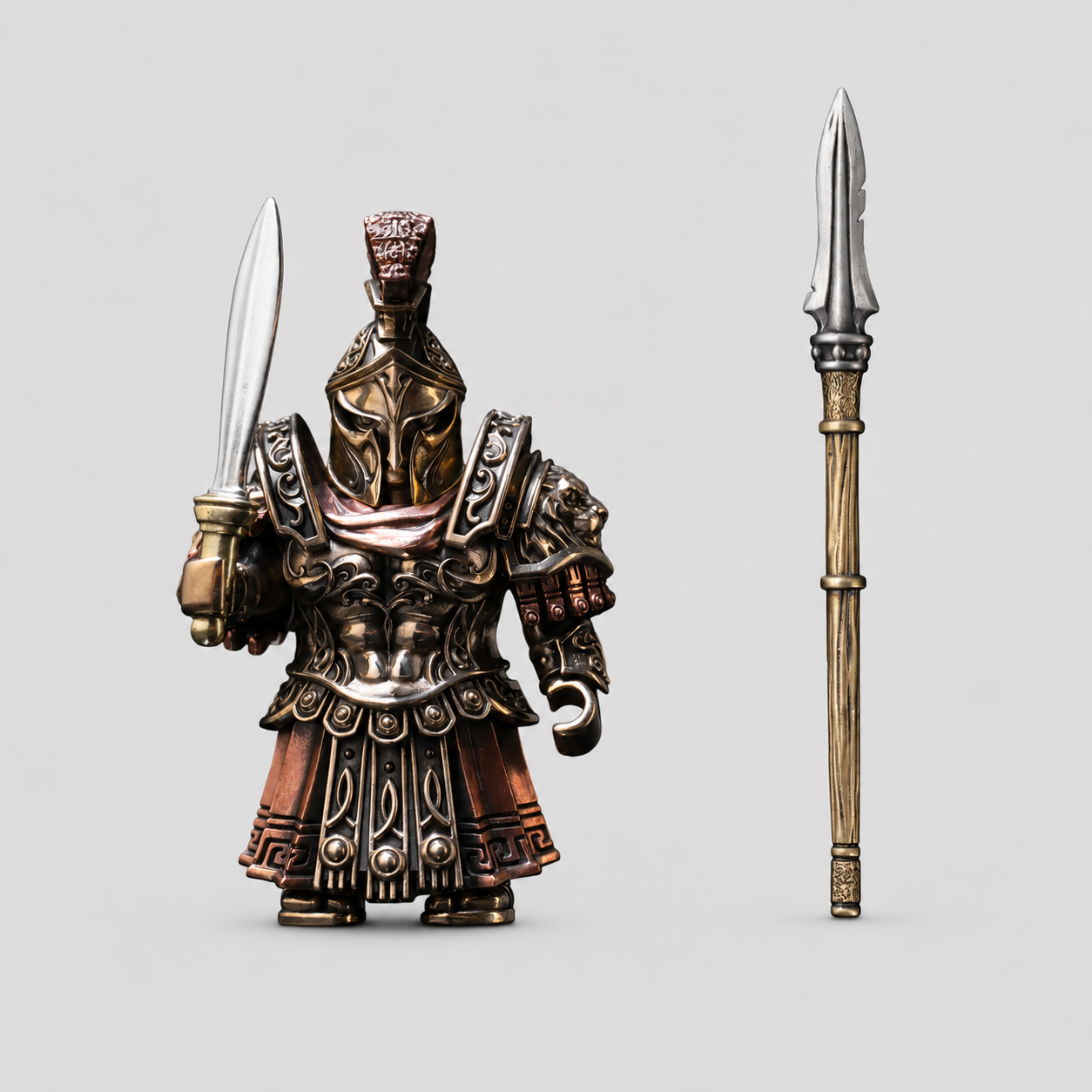 OMYEESE™ Spartan Magnetic Metal Desk Sculpture