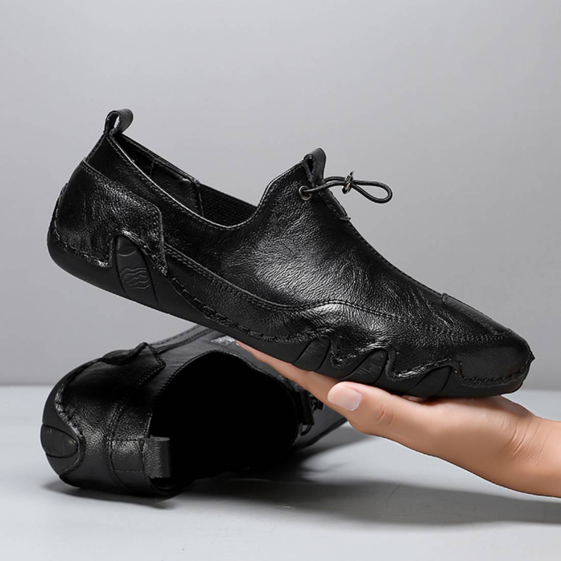 Slip On Casual Outdoor Men's Leather Shoes