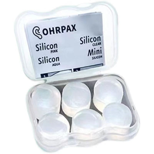 Sleep Silicone Earplugs, Swimming Wax Earplugs, Protect Sleep Noise Canceling Waterproof Travel Work Reusable Earplugs