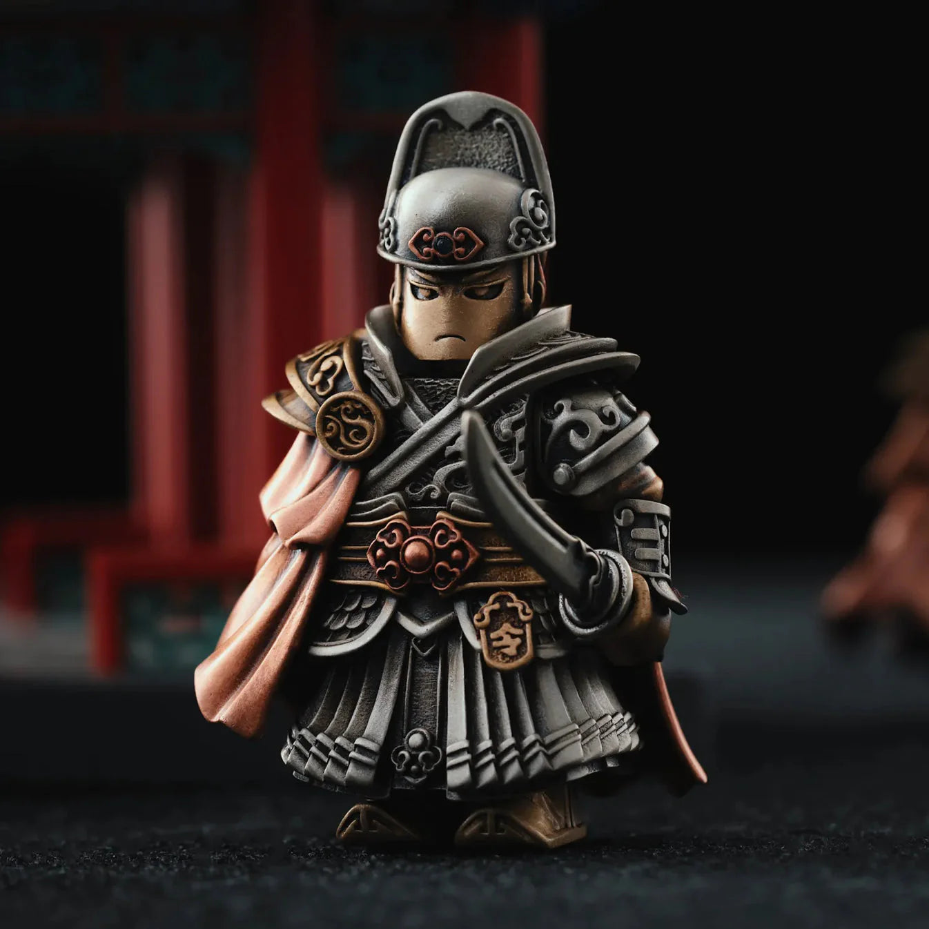 Mini Knight Armor Display Model – Collectible Metal Figurine