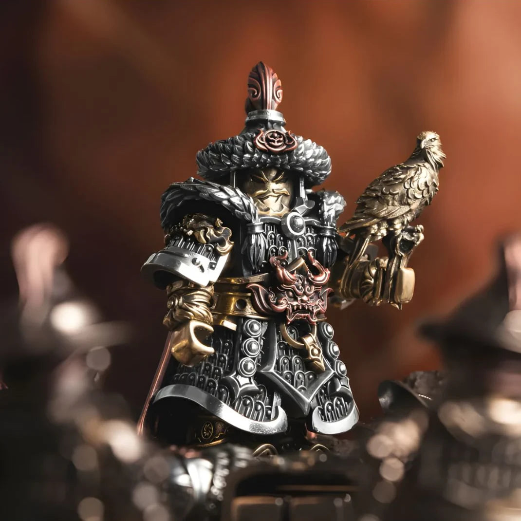 Complete Knight Set- Mini Metal Figurine Collection Set, Magnetic Detachable