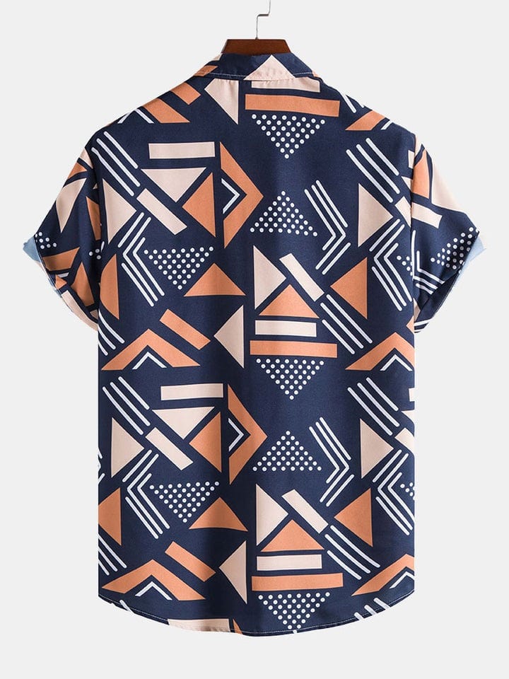 Geometric Print Shirt