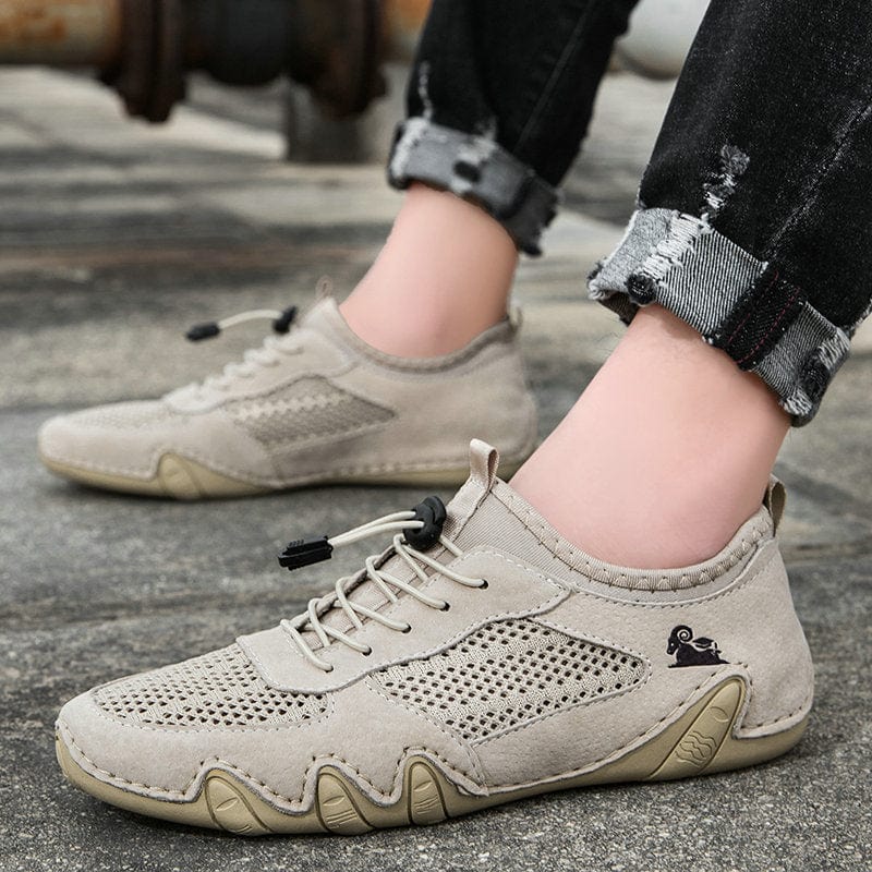 DBECK Casual Shoes G8066, Men's Barefoot Hiking Shoes - Non-Slip Wide Toe Box for Trail Running & Outdoor Walking